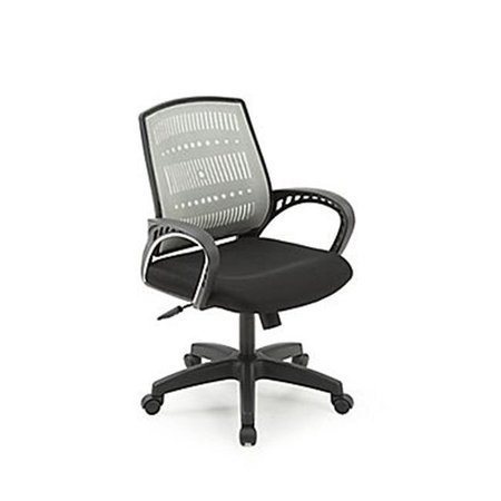 HODEDAH Hodedah HI-5007 GREY Mesh Back Office Chair - Black HI-5007 GREY